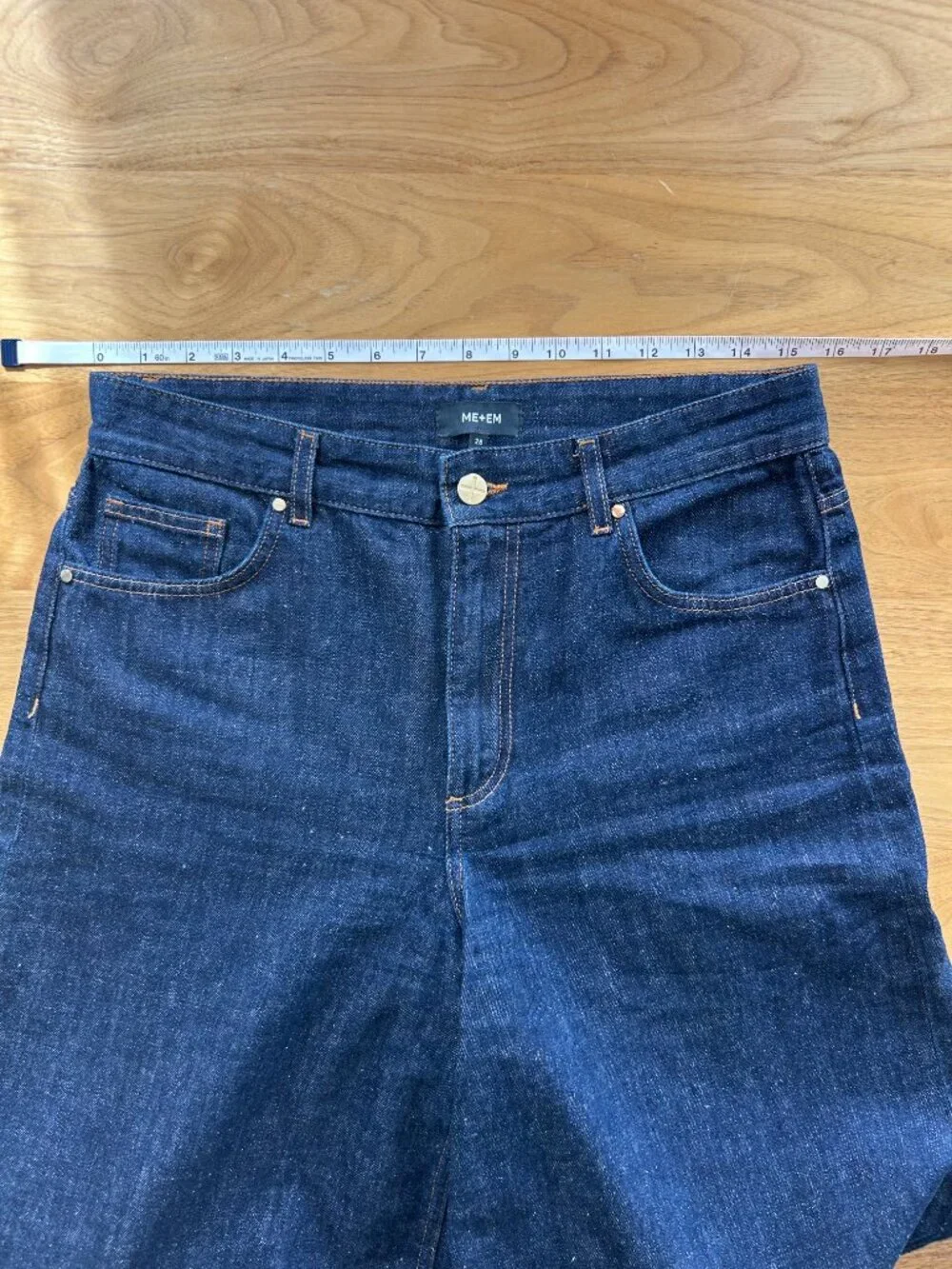 ME+EM Lightweight Cropped Palazzo Jeans - Picture 2 of 7